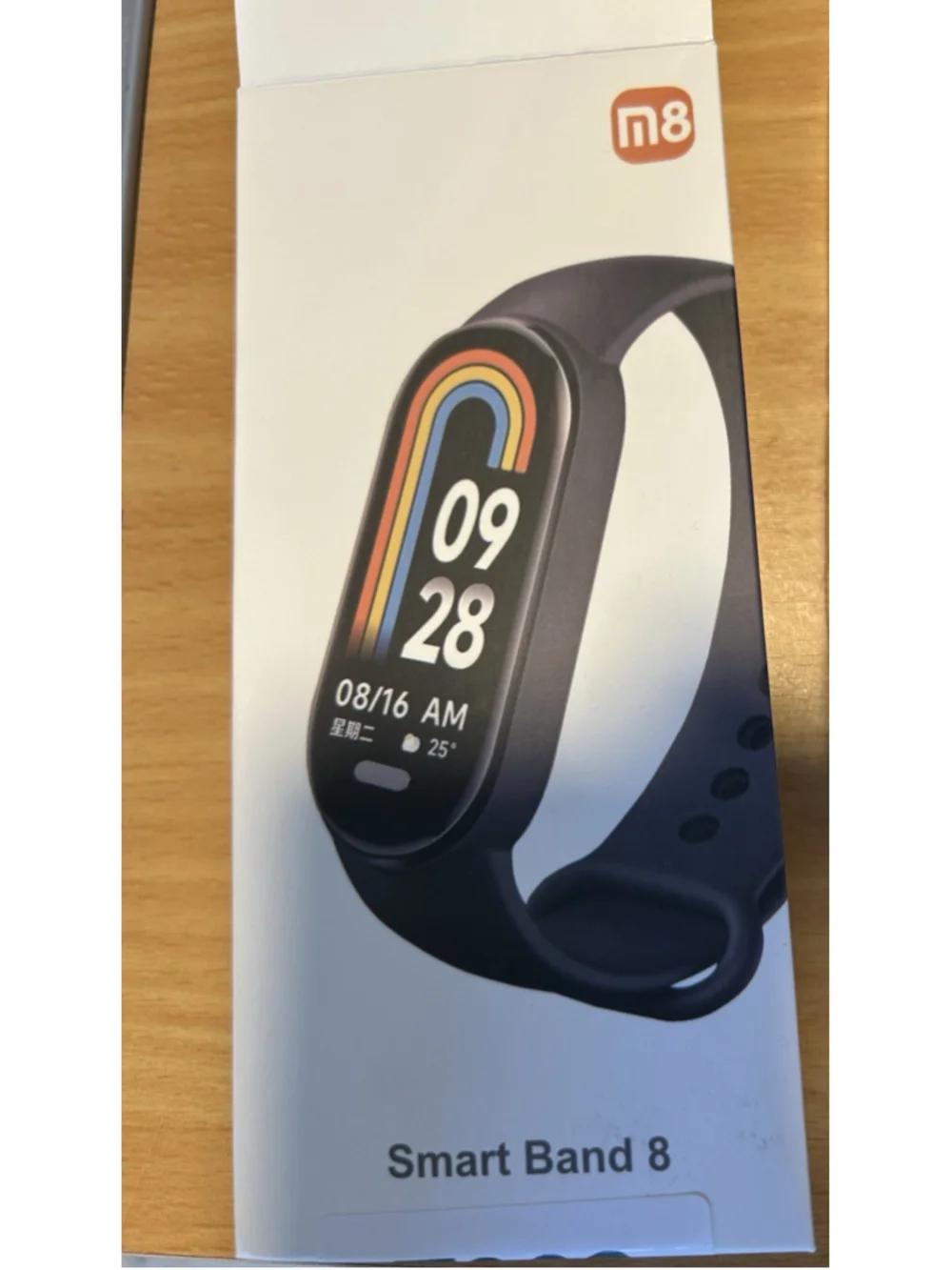 Smart Band 8 Bluetooth 4.0 BLE, Working time 4-7 days,Water Resistant